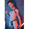 Breedwell Harnais Equalizer Noir-Vert neon